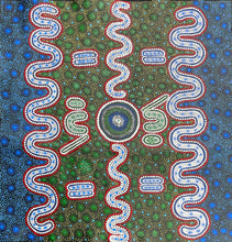 Load image into Gallery viewer, &quot;Rain and Seed Dreaming&quot; Vivienne Nakamarra Kelly 90cm x 92cm
