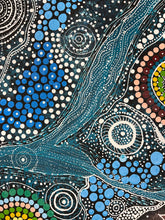 Load image into Gallery viewer, &quot;Womens Ceremony Tools and the Ngapa Jukuppa&quot; Roxanne Napaljarri Collins 91cm x 89cm
