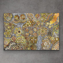 Load image into Gallery viewer, &quot;Desert Wildflowers&quot; Bernadine Johnson Kemarre 91cm x 60cm
