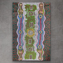 Load image into Gallery viewer, &quot;Ngurlu (Seed Dreaming)&quot; Vivienne Nakamarra Kelly 150cm x 100cm
