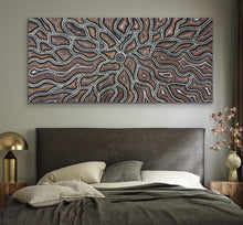Load image into Gallery viewer, &quot;Seed Dreaming&quot; Marshall Jangala Robertson 96cm x 208cm
