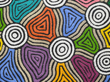 Load image into Gallery viewer, &quot;Blue Tongue Lizard&quot; Debra Nangala McDonald 169cm x 86cm
