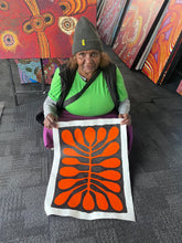 Load image into Gallery viewer, &quot;Watiya Tjuta Uwalki&quot; Debra Nangala McDonald 38cm x 51cm (orange) *
