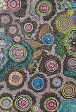 Load image into Gallery viewer, &quot;Water Dreaming/Bush Tucker&quot; Roxanne Napaljarri Collins 79cm x 116cm *
