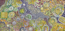 Load image into Gallery viewer, &quot;Bush Yam Dreaming&quot; Janet Golder Kngwarreye 59cm x 119cm
