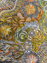 Load image into Gallery viewer, &quot;My Country (Utopia)&quot; Janet Golder Kngwarreye 124cm x 70cm
