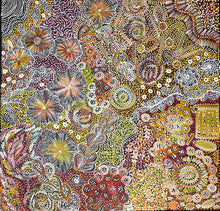 Load image into Gallery viewer, &quot;Bush Yam Dreaming&quot; Katrina Bird 91cm x 88cm
