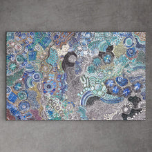 Load image into Gallery viewer, &quot;My Country (Utopia)&quot; Janet Golder Kngwarreye 124cm x 200cm *
