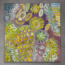 Load image into Gallery viewer, &quot;My Country (Utopia)&quot; Janet Golder Kngwarreye 59cm x 57cm
