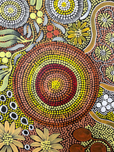 Load image into Gallery viewer, &quot;Budgerigar Dreaming &amp; Bush Tucker Story&quot; Julieanne Nungurrayi Turner 84cm x 200cm *
