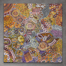 Load image into Gallery viewer, &quot;My Country (Utopia)&quot; Janet Golder Kngwarreye 90cm x 91cm
