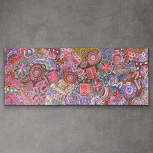 Load image into Gallery viewer, &quot;Women&#39;s Dreaming&quot; Janet Golder Kngwarreye 60cm x 150cm
