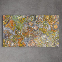 Load image into Gallery viewer, &quot;My Country (Utopia)&quot; Janet Golder Kngwarreye 124cm x 70cm
