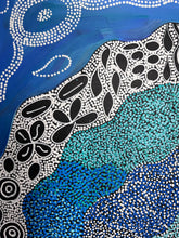 Load image into Gallery viewer, &quot;Water Dreaming&quot; Bernadine Johnson Kemarre 122cm x 100cm
