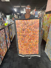 Load image into Gallery viewer, &quot;Sand Dunes (Tali)&quot; Maureen Nampijinpa Hudson 58cm x 100cm

