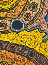 Load image into Gallery viewer, &quot;Minma Malilu&quot; Clarise Tunkin &amp; &quot;Waterhole&quot; Joshua Pegg 118cm x 206cm *
