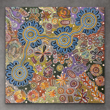 Load image into Gallery viewer, &quot;Bush Flowers&quot; Bernadine Johnson Kemarre 93cm x 90cm *
