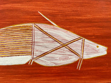 Load image into Gallery viewer, &quot;Nailfish&quot; by Lamech Nayingul (Arnhem Land) 40cm x 50cm * (Pick Up Only)
