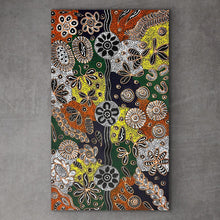 Load image into Gallery viewer, &quot;Bush Flowers&quot; Bernadine Johnson Kemarre 42cm x 70cm *
