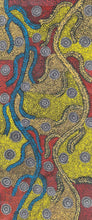 Load image into Gallery viewer, &quot;Fire Dreaming&quot; Justinna Napaljarri Sims 210cm x 92cm

