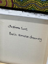 Load image into Gallery viewer, &quot;Bush Tomato Dreaming&quot; Justinna Napaljarri Sims 96cm x 41cm
