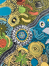 Load image into Gallery viewer, &quot;Bush Tucker&quot; Rowena Larry 127cm x 60cm
