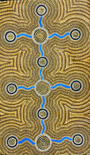 Load image into Gallery viewer, &quot;Waterholes Around Oodnadatta&quot; (Waterhole Dreaming) Felicia Wilson 100cm x 150cm
