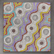 Load image into Gallery viewer, &quot;Budgerigar Dreaming&quot; Gwenda Turner Nungurrayi 89cm x 90cm
