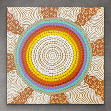 Load image into Gallery viewer, &quot;Budgerigar Dreaming&quot; Gwenda Turner Nungurrayi 30cm x 30cm
