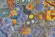 Load image into Gallery viewer, &quot;My Country (Utopia)&quot; Janet Golder Kngwarreye 112cm x 78cm
