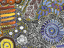 Load image into Gallery viewer, &quot;My Country (Utopia)&quot; Janet Golder Kngwarreye 112cm x 78cm
