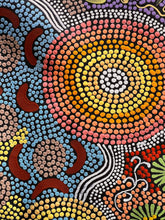 Load image into Gallery viewer, &quot;Budgerigar and Bush Tucker Story&quot; Julieanne Nungurrayi Turner 141cm x 74cm
