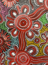 Load image into Gallery viewer, &quot;Bush Flower&quot; Bernadine Johnson Kemarre 30cm x 30cm (A) *
