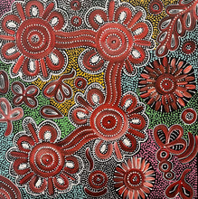 Load image into Gallery viewer, &quot;Bush Flower&quot; Bernadine Johnson Kemarre 30cm x 30cm (A) *
