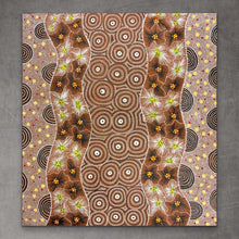 Load image into Gallery viewer, &quot;Wild Bush Flower Dreaming&quot; Tanya Price 95cm x 100cm
