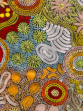 Load image into Gallery viewer, &quot;Budgerigar Story &amp; Bush Tucker&quot; Julieanne Nungurrayi Turner 204cm x 87cm
