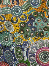 Load image into Gallery viewer, &quot;Bush Flower&quot; Bernadine Johnson Kemarre 200cm x 88cm
