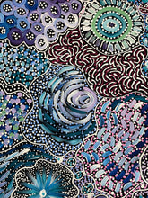 Load image into Gallery viewer, &quot;My Country (Utopia)&quot; Janet Golder Kngwarreye 180cm x 98cm
