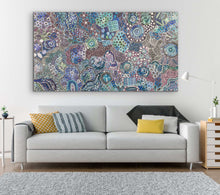 Load image into Gallery viewer, &quot;My Country (Utopia)&quot; Janet Golder Kngwarreye 180cm x 98cm
