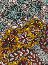 Load image into Gallery viewer, &quot;Bush Flowers&quot; Bernadine Johnson Kemarre 178cm x 88cm
