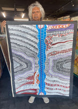 Load image into Gallery viewer, &quot;Mina Mina Dreaming Jukurrpa&quot; Alice Granites Napanangka 95cm x 118cm
