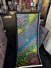 Load image into Gallery viewer, &quot;Snake Vine Dreaming&quot; Vivienne Nakamarra Kelly 170cm x 81cm
