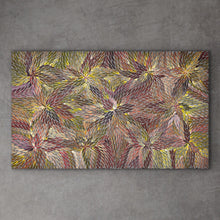 Load image into Gallery viewer, &quot;Bush Medicine Leaves&quot; Bernadine Johnson Kemarre 57cm x 93cm
