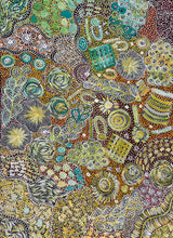 Load image into Gallery viewer, &quot;Bush Yam Dreaming&quot; Janet Golder Kngwarreye 122cm x 91cm
