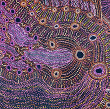 Load image into Gallery viewer, &quot;Rainbow Snake and Waterhole&quot; Debra Umala 143cm x 100cm
