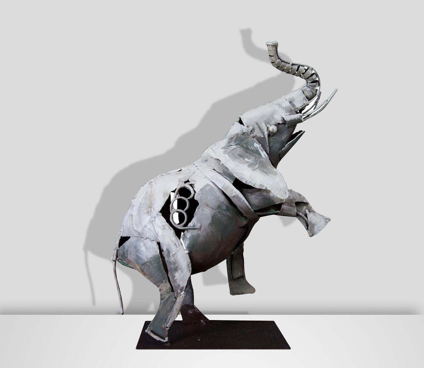 Elephant Metal Sculpture