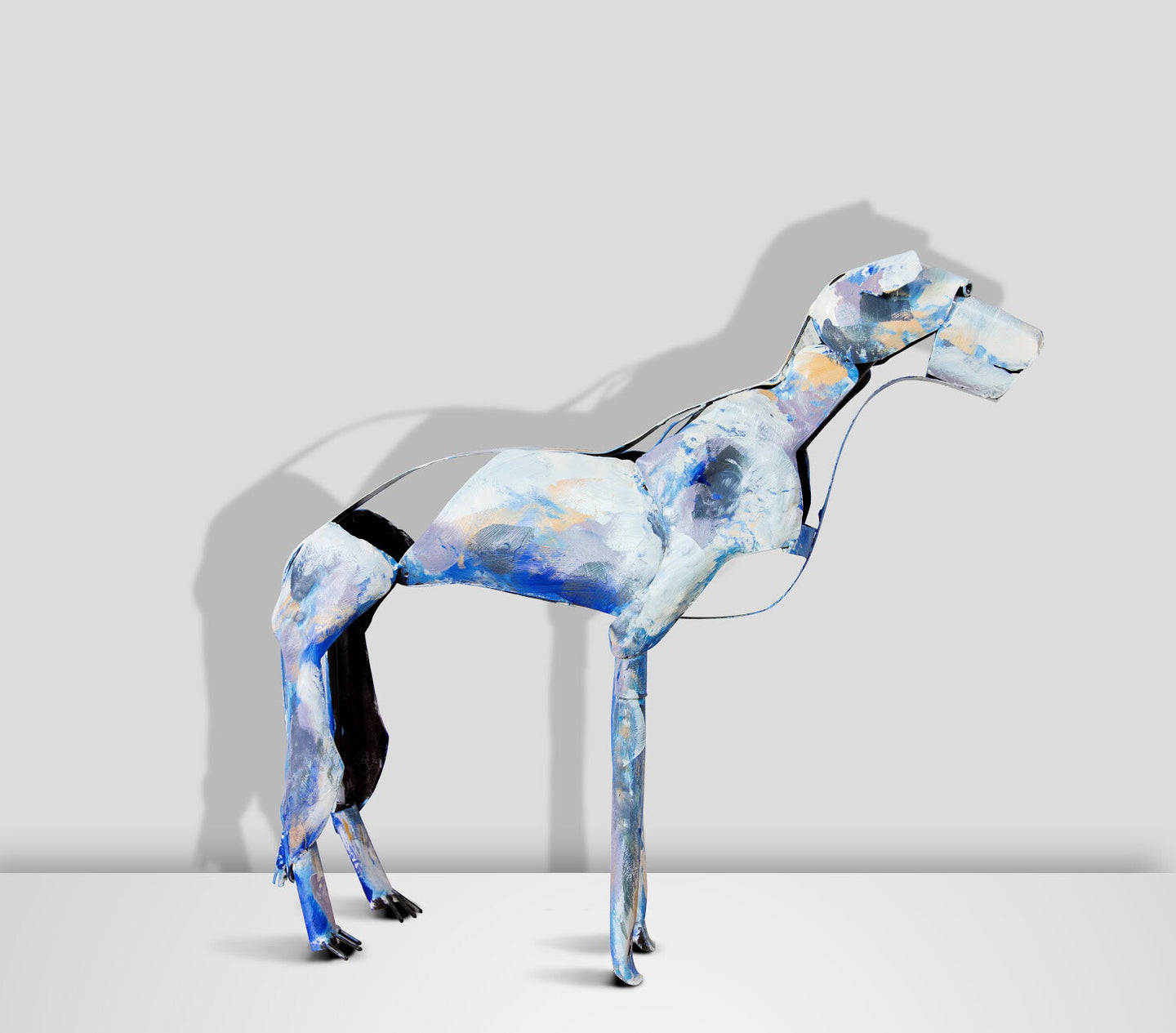 Greyhound Metal Sculpture