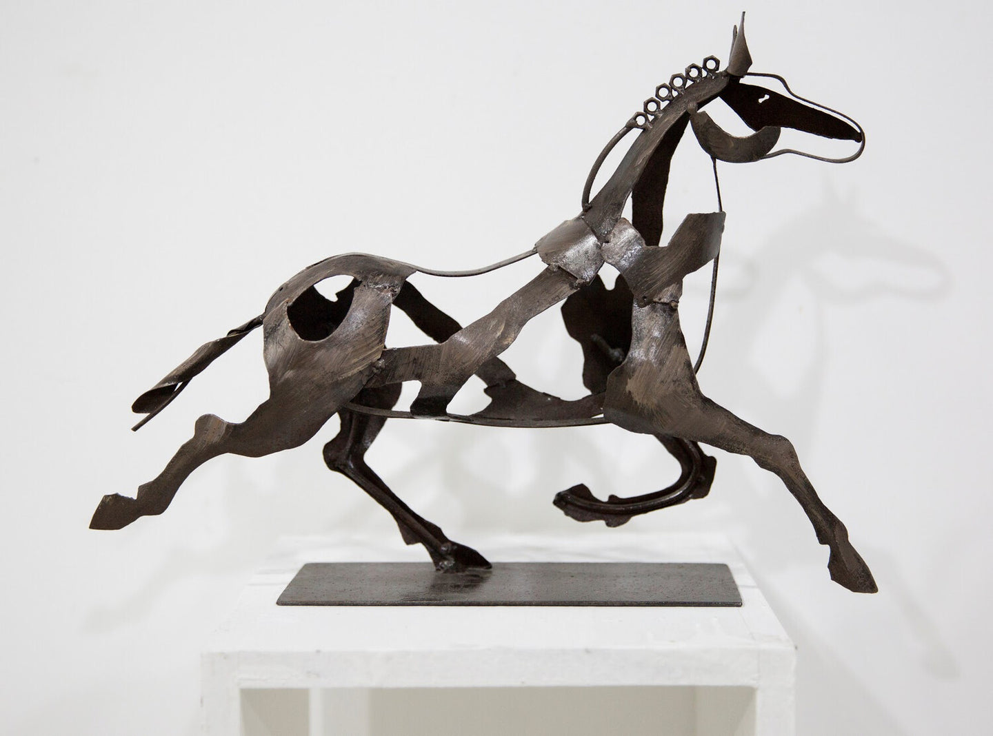 Galloping Horse Metal Sculpture