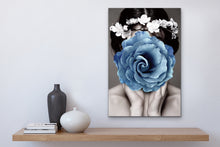 Load image into Gallery viewer, BLUE ROSE MASK

