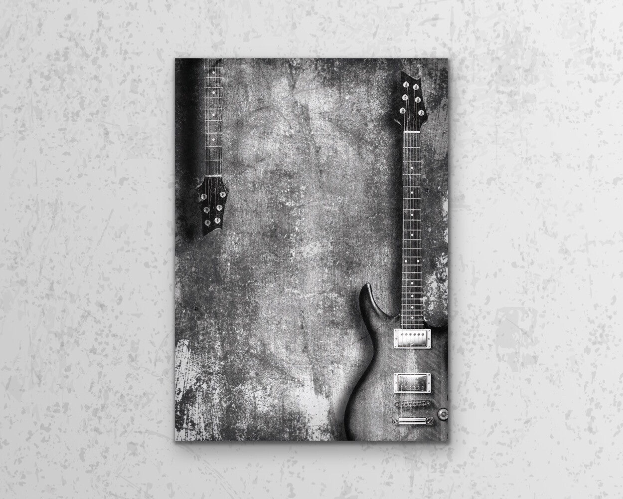 BLACK AND WHITE GUITAR 2